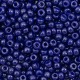 Miyuki seed beads 8/0 - Duracoat opaque dyed dark navy blue 8-4494